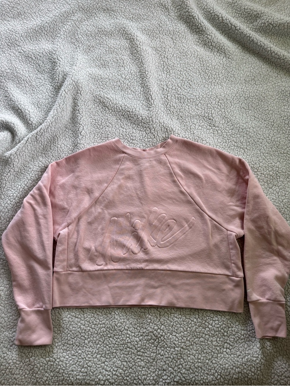 Nike Dri-FIT Light Pink Crewneck Sweatshirt